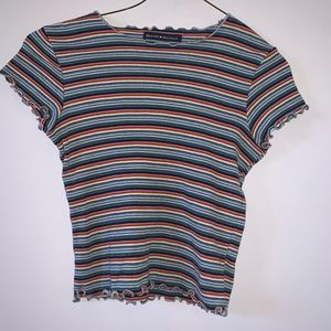 Brandy Melville rainbow crop top